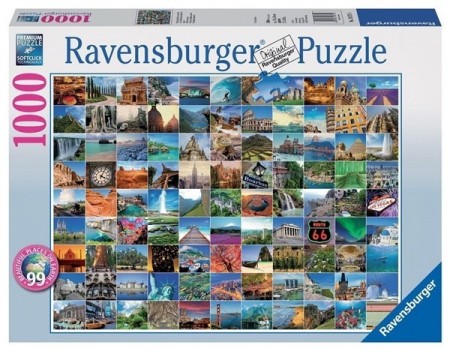Ravensburger puslespill - 99 places 1000