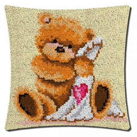Ryepute - Kjærlig bamse 43x43cm