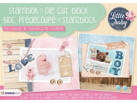 Studiolight 3D Die Cut Block A5 – Little Baby