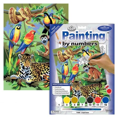 Mal etter nummer - Jungle scene