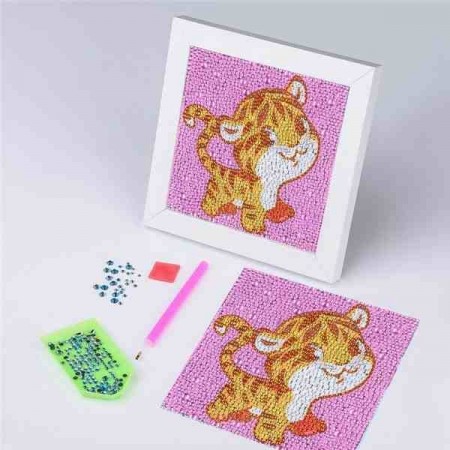 Diamond painting  - Cute Cat 15x15cm
