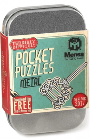 Mensa pocket puzzle - Metall tankenøtt 3/3