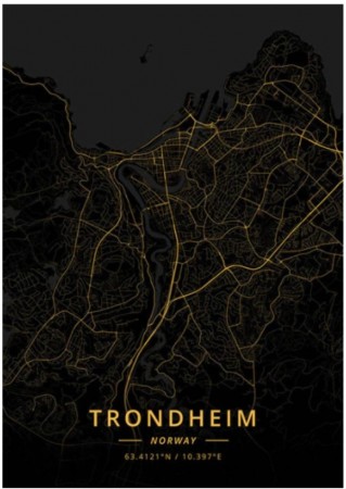 Diamond painting - Trondheim 50x70 cm
