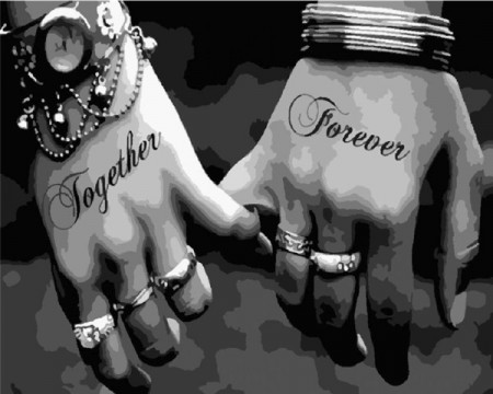 Paint By Numbers - Together - Forever 40x50cm