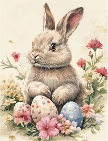 Paint by numbers - Påske 40x50cm