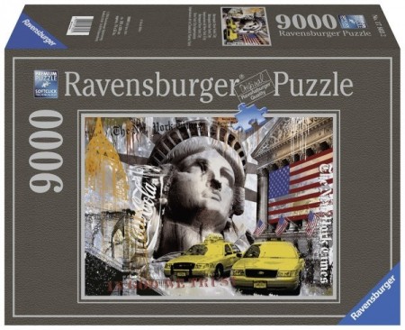 Ravensburger puslespill - New York 9000