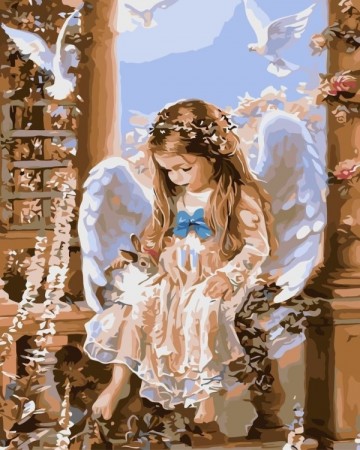 Paint by numbers - Little angel 40x50cm