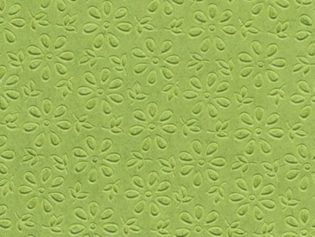 Indisk papir - Pregede prestekrager grønn A4