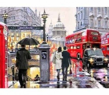 Paint by numbers - London City 40x50cm