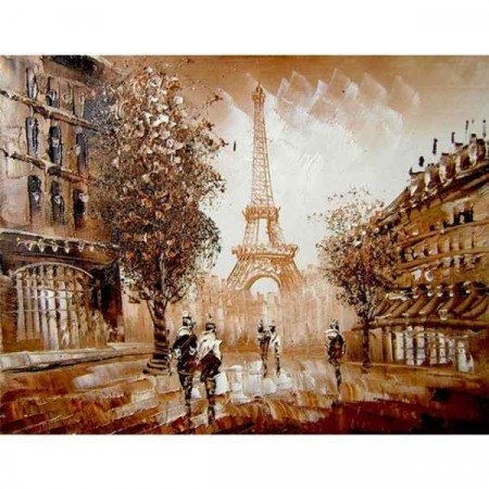 Paint by numbers - Romantiske Paris 40x50cm