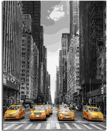 Paint By Numbers - New York Taxi 40x50cm