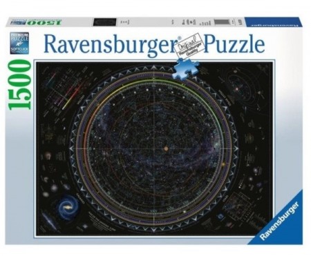 Ravensburger puslespill - Map of the universe 1500