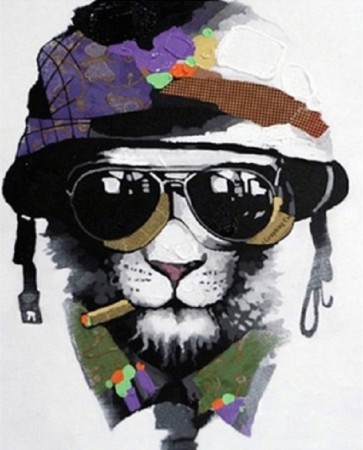 Paint By Numbers - Army Tiger 40x50cm
