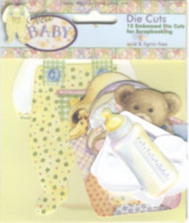 Die Cuts - New Baby 12 stk