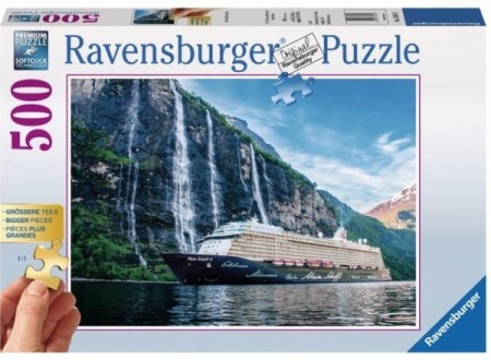 Ravensburger puslespill - Fjordcruise 500
