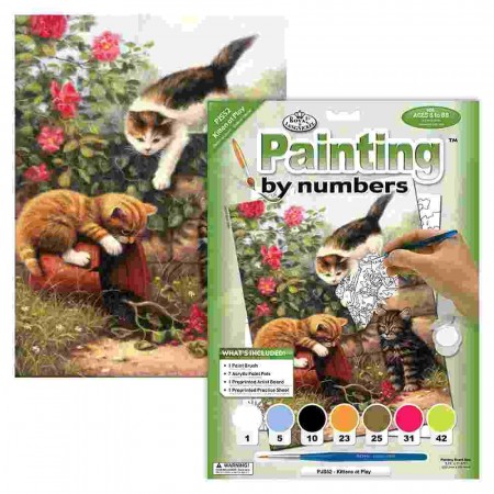 Paint By Numbers - Kattunger leker