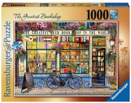 Ravensburger puslespill - The greatest Bookshop 1000
