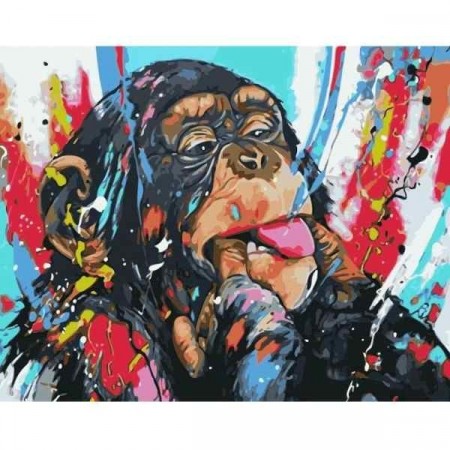 Paint By Numbers - Kul ape 40x50cm