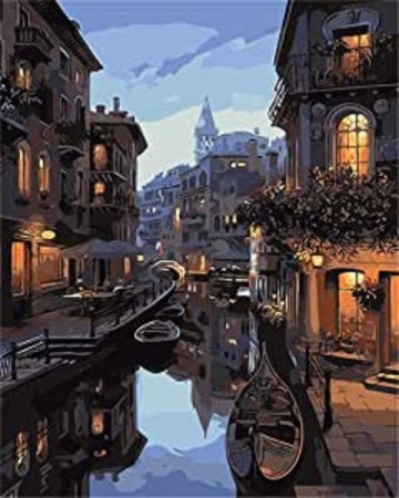 Paint By Numbers - Kanal 40x50cm (pt)