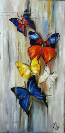 Diamond painting -Sommerfugler 60x30 cm