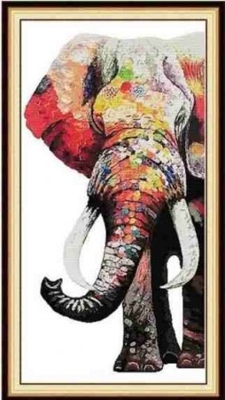 Korssting pakke -  Elephant (2) 49x90cm