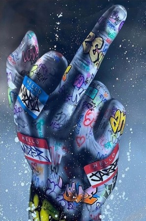 Diamond painting - Street Art (2) 40x50 cm