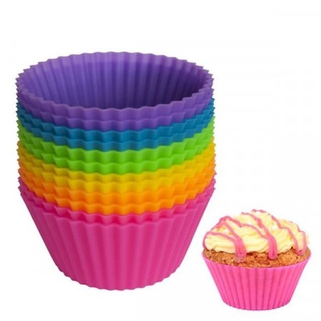 Silikon mini muffins - 12 pakk