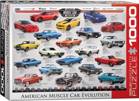 Puslespill - American Muscle car revolution  1000