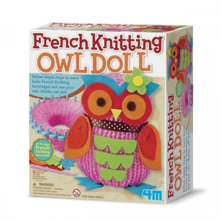 French Knitting - Owl doll   4M