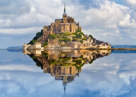 Ravensburger puslespill - Mont Saint Michel 1000