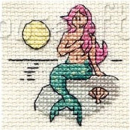 Mini korssting - Mermaid