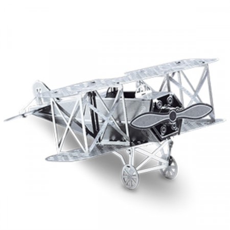 Puslespill 3D metall - Fokker D-VII Airplane