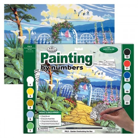 Mal etter nummer - Garden by the sea