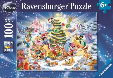 Ravensburger puslespill - Disney christmas magic 100XXL