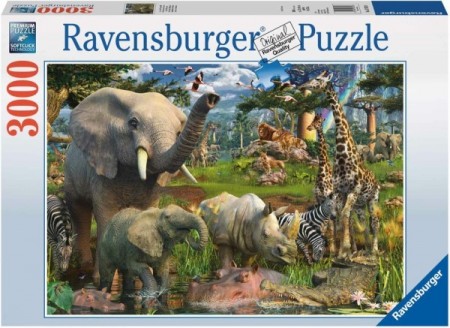 Ravensburger puslespill - Wildlife 3000