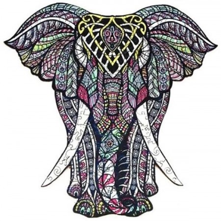 Figur puslespill - Elefant