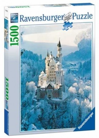 Ravensburger puslespill - Neuschwanstein castle in winter 1500