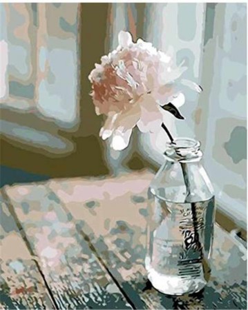 Paint By Numbers - Flower in Bottle 40x50cm