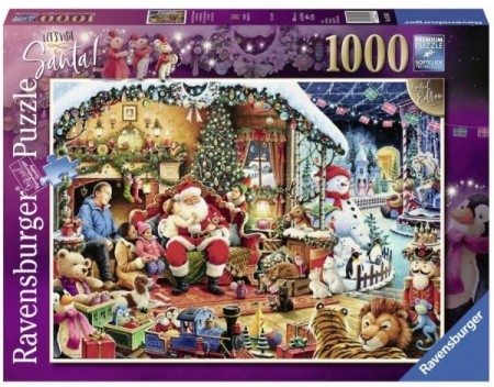 Ravensburger puslespill - Let`s Visit Santa