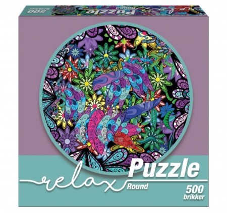 Relax puslespill - Colors rundt 500