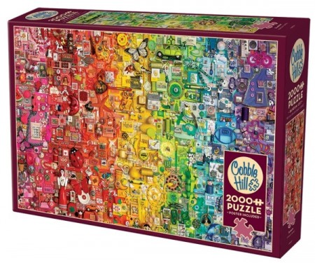 Cobble Hill puslespill - Rainbow 2000