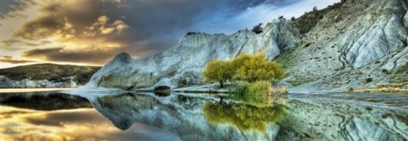 Puslespill Panorama - Blue Lake 1000