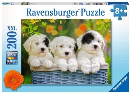 Ravensburger puslespill - Søte valper 200 XXL