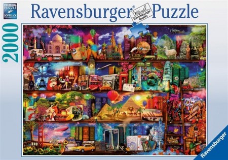 Ravensburger puslespill -  World of books 2000