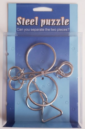 Wire Puzzle stor 11cm - Modell 2