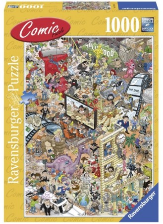 Ravensburger puslespill - Hollywood comic 1000