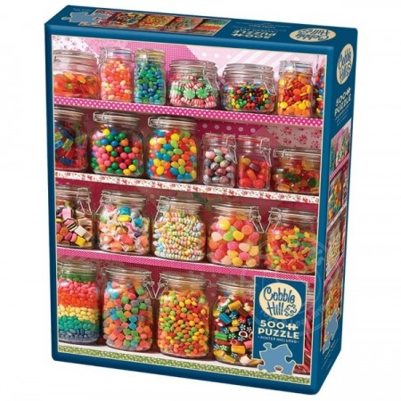 Cobble Hill puslespill - Candy shelf 500