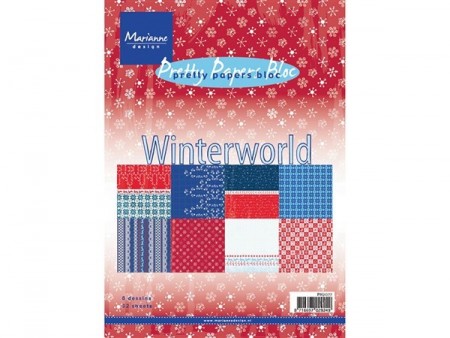 Marianne Design Papirblokk A5 – Winter world