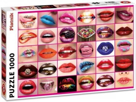 Piatnik puslespill - Beauty Lips 1000