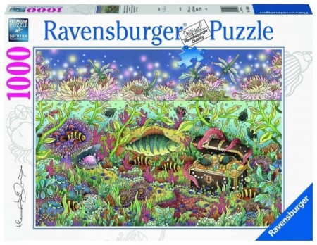 Ravensburger puslespill -  Underwater Kingdom at Dusk 1000